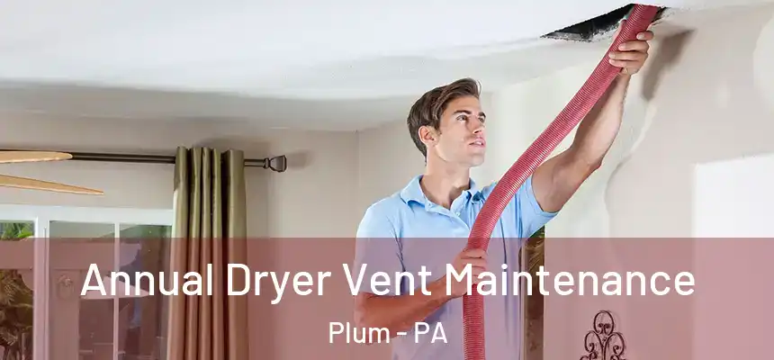  Annual Dryer Vent Maintenance Plum - PA